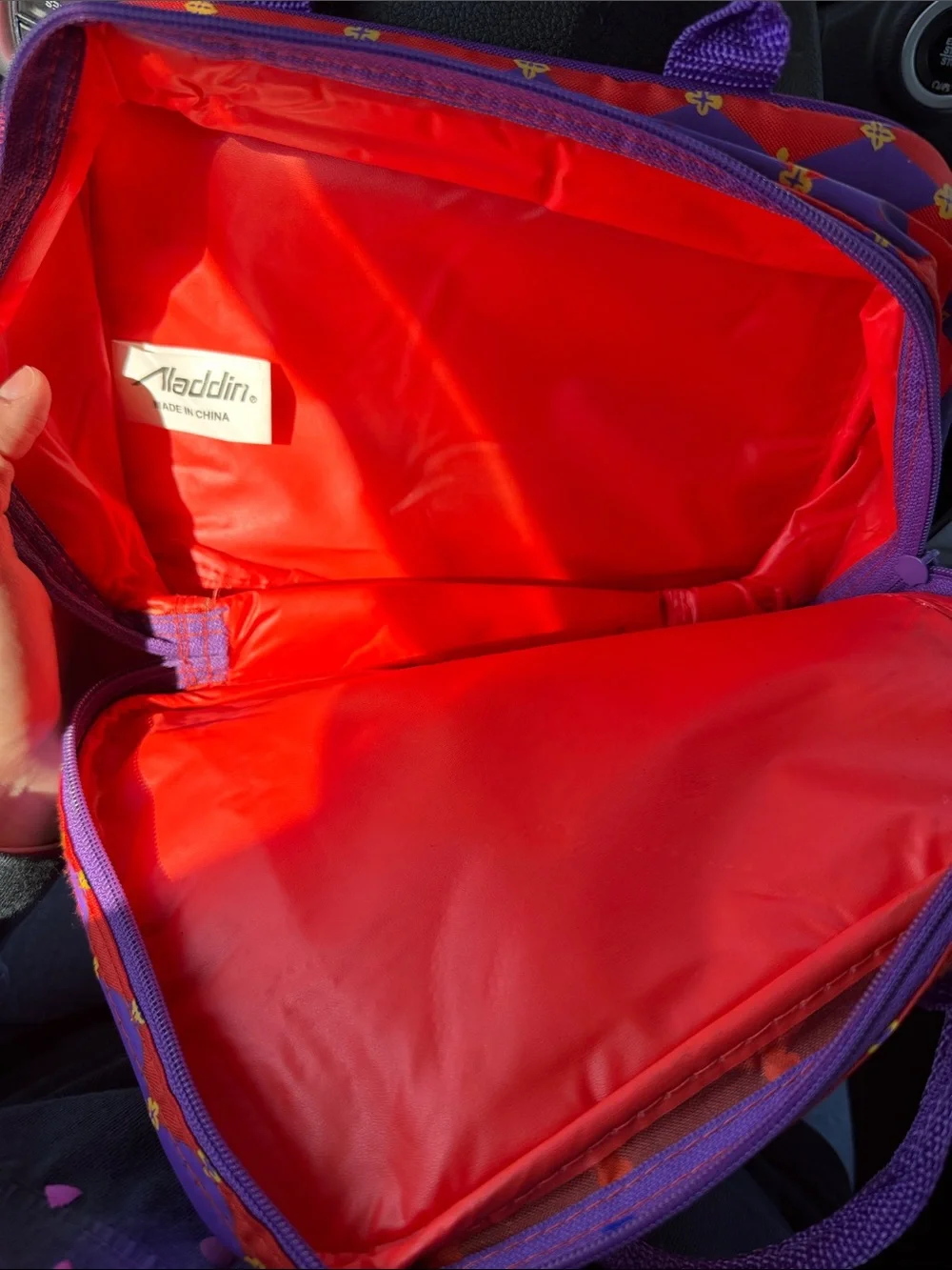 Disney Esmeralda & Djali Lunch Tote - Red, Purple, Yellow